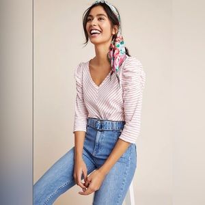 Maeve Lauryn Striped Top from Anthropologie